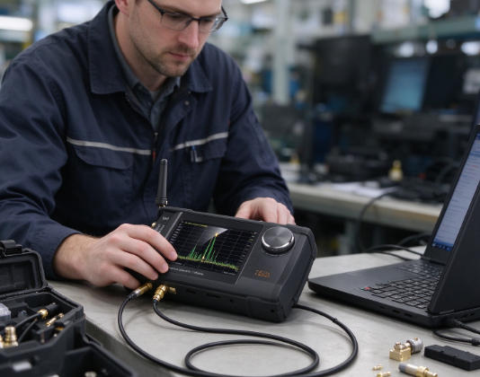 Signal Generator Spectrum Analyzer - SA5, Alat Analisis Spektrum Multifungsi Portabel